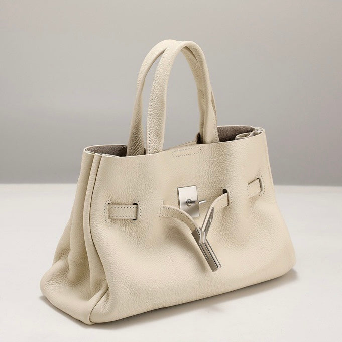 Full-Grain Leather Bag | Clouds