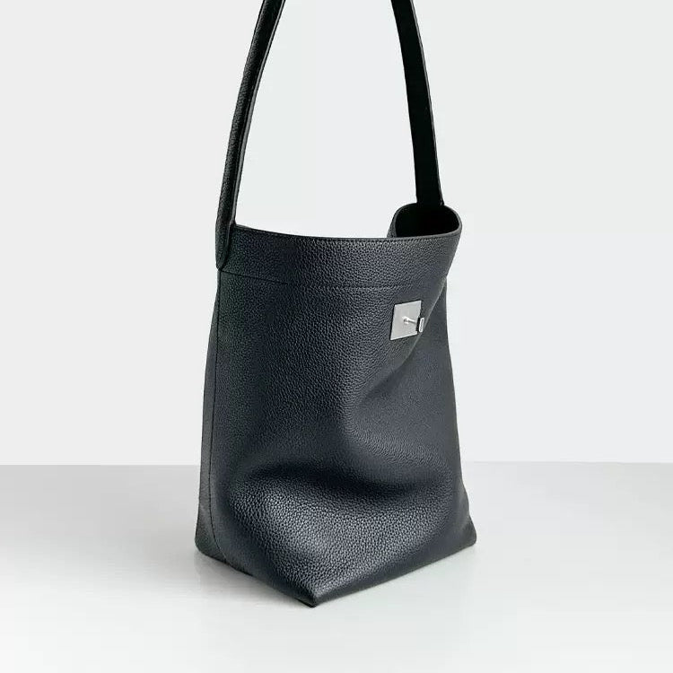 Full-Grain Leather Bag | Noir