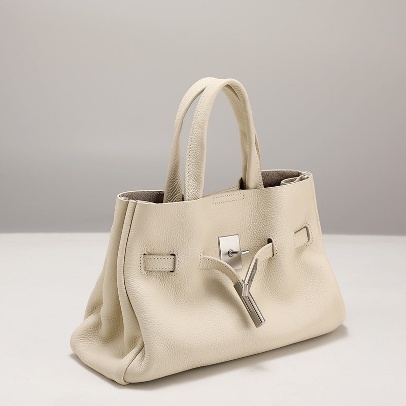 Full-Grain Leather Bag | Clouds