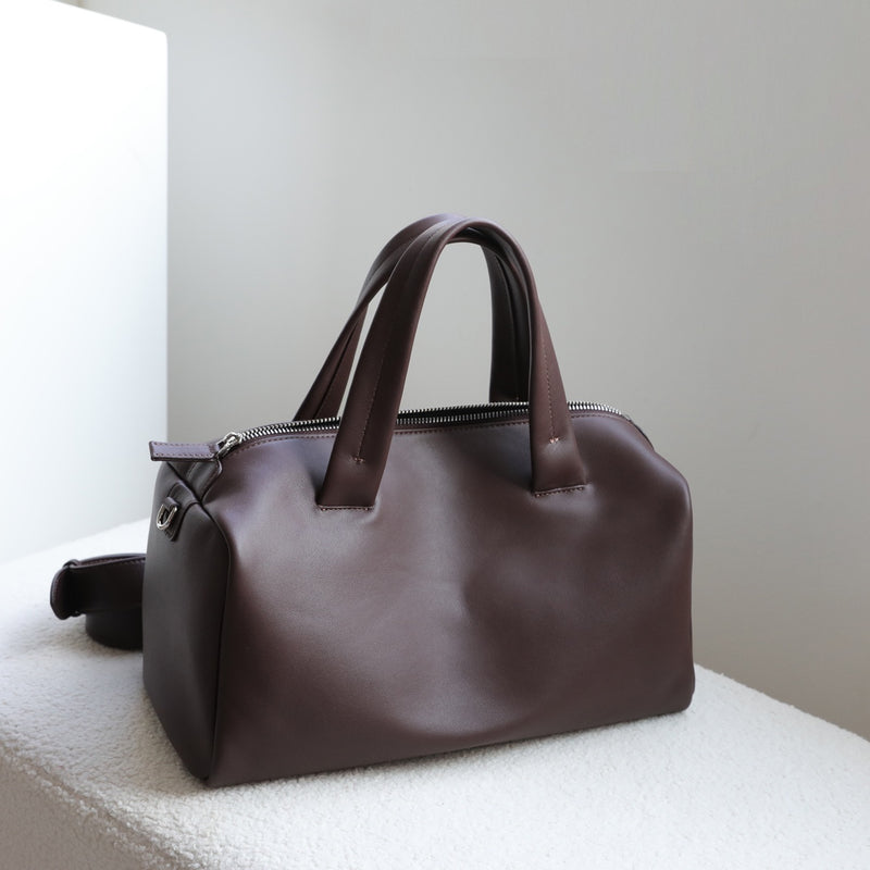 Full-Grain Leather Bag | Maison Boston