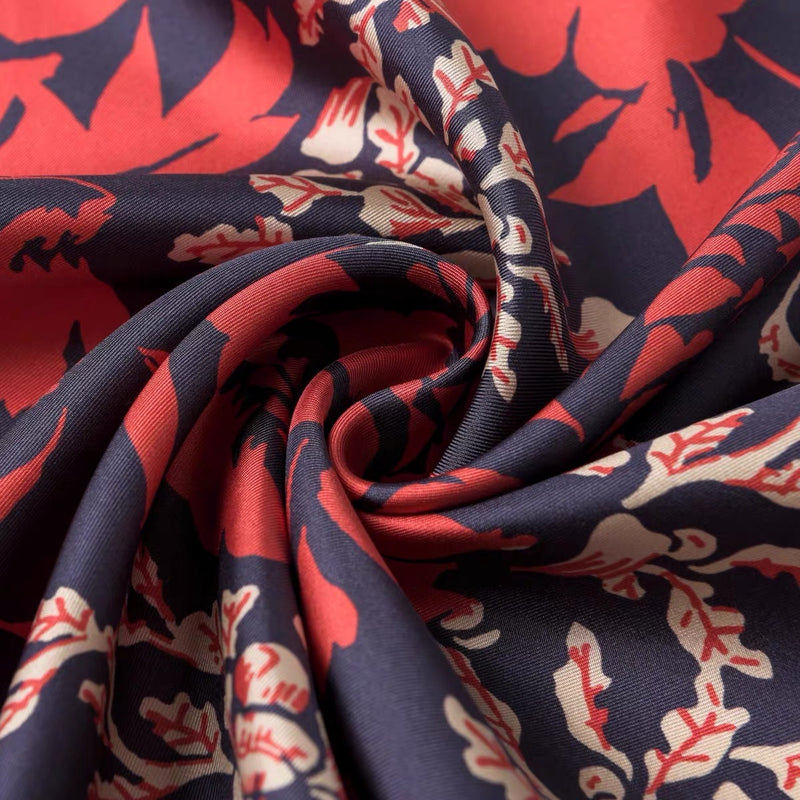 Twill Silk scarf | The Red and the Black