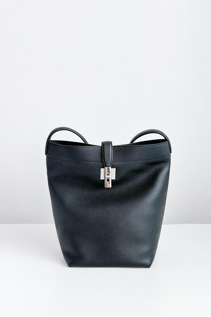 Full-Grain Leather Bag | Noir