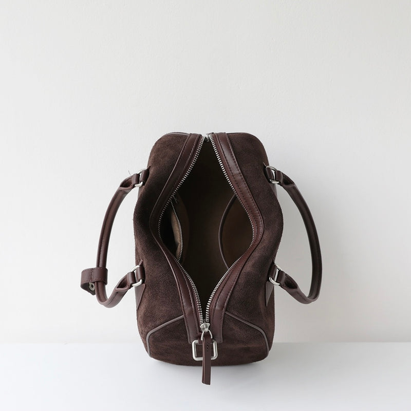 Full-Grain Leather Bag |  Suede bag | Forme Boston