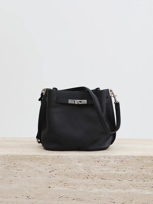 Full-grain leather bag | Bucket bag | Elegra