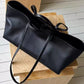 Leather Tote Bag |  Full-Grain Cowhide Work Bag | Lighting