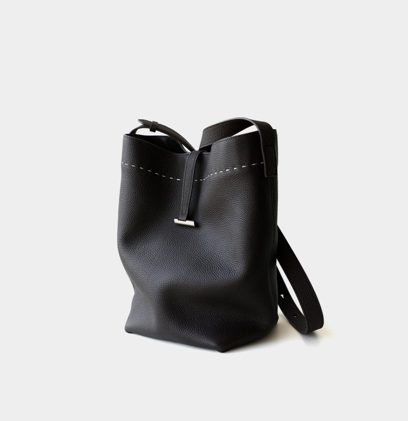 Full-Grain Leather bucket bag | Independent will