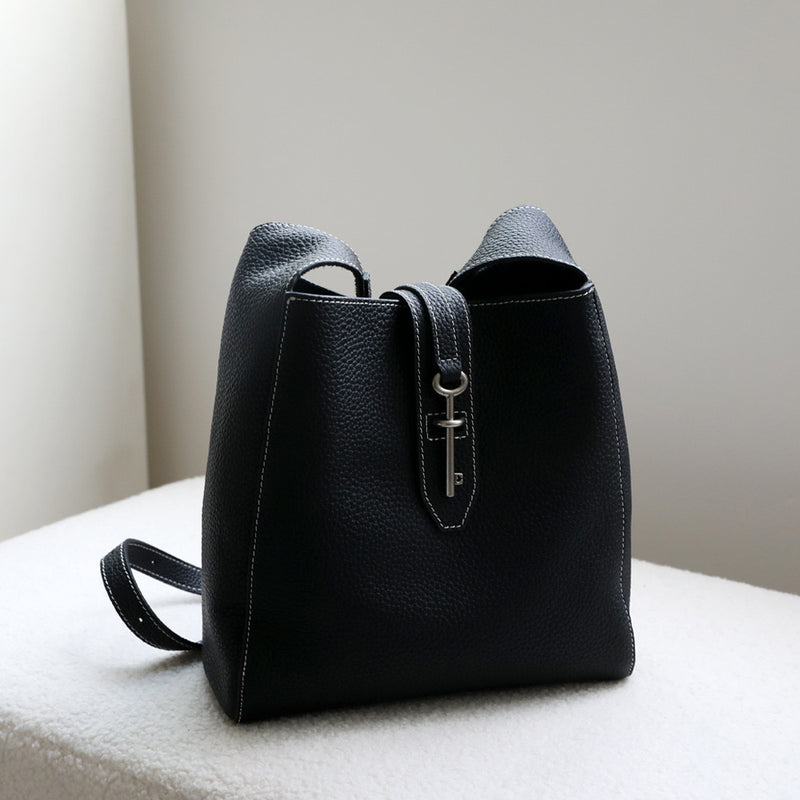 Full-Grain Leather bag | Key Word