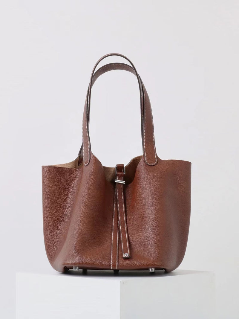 Full-Grain Leather Bucket Bag | Energy