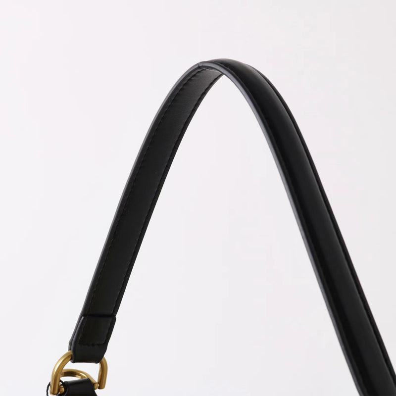 PP grass and Top-grain leather Bag | Sunshine