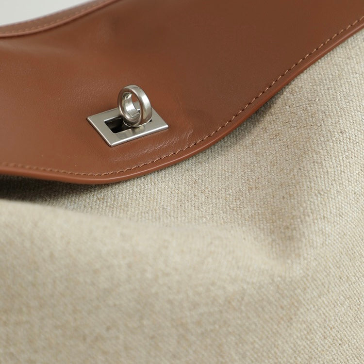 Canvas bag with cowhide leather | massif
