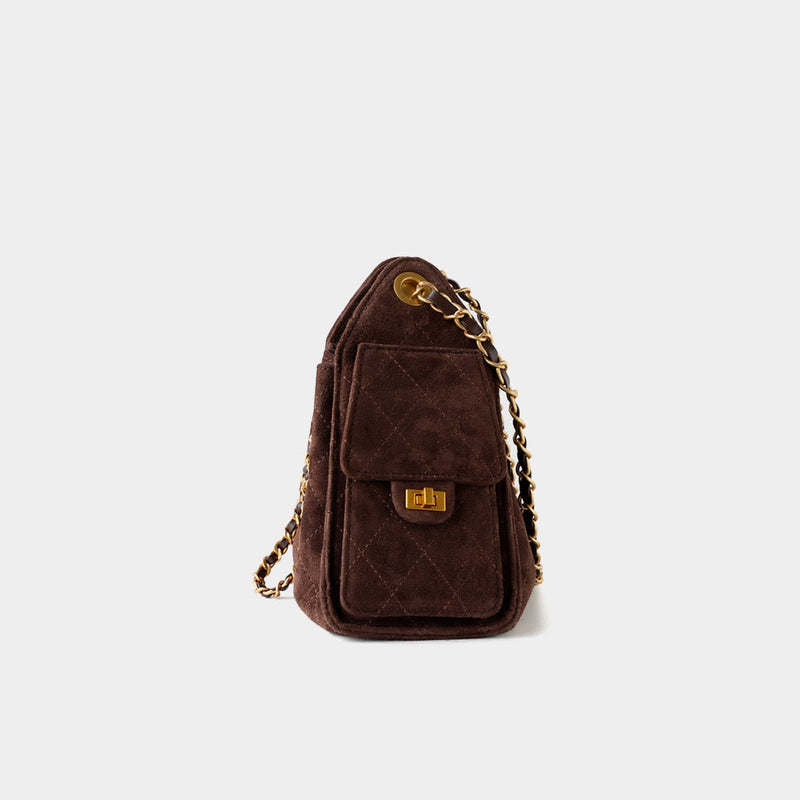 Suede Lambskin Chain Bag | Solea