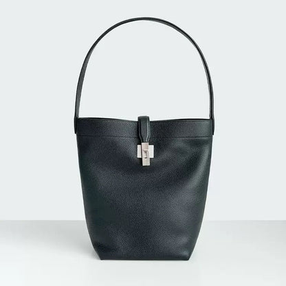 Full-Grain Leather Bag | Noir