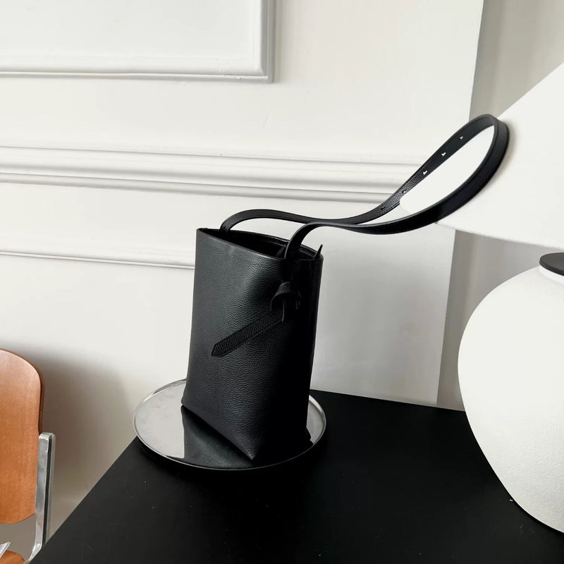 Full-Grain Leather bag | bucket handbag | Ego