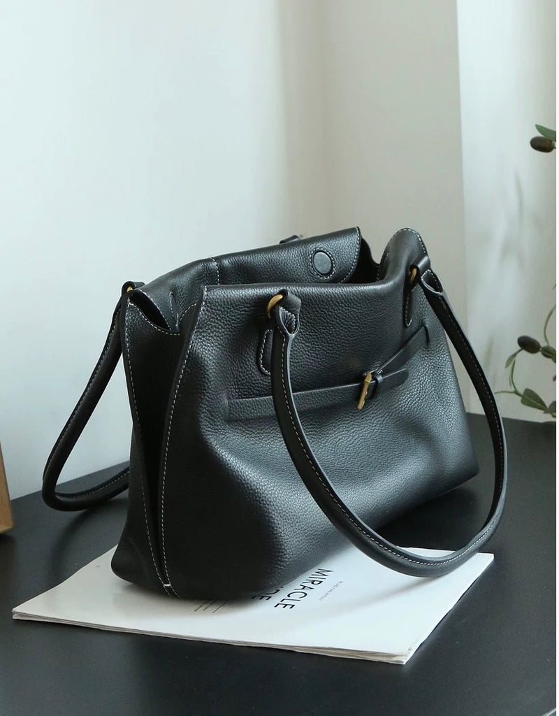 Full-Grain Leather Bag | Clémence