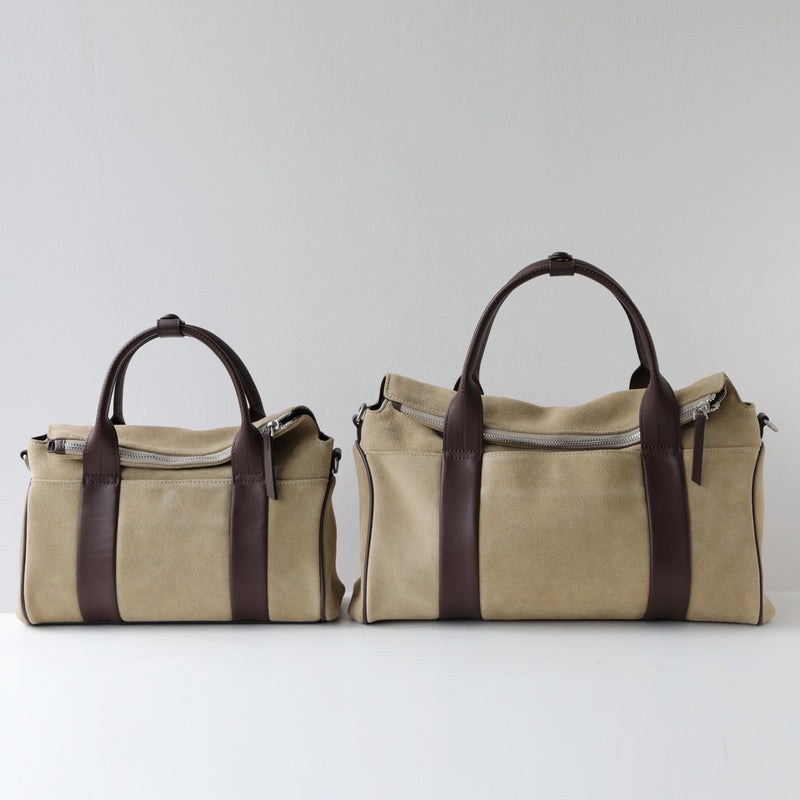 The Sawyer｜Suede bag  | Full-Grain Leather Bag