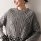 Cable-Knit Cashmere Sweater | Clara