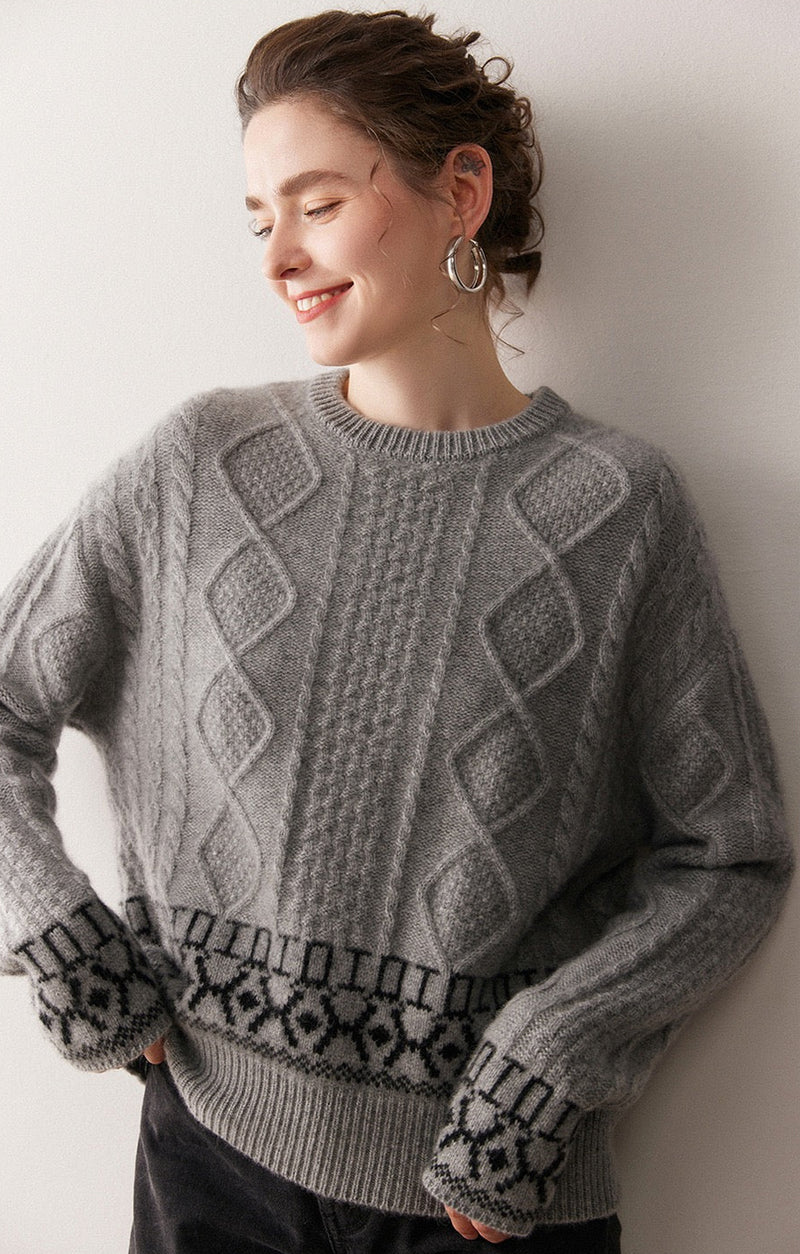 Cable-Knit Cashmere Sweater | Clara