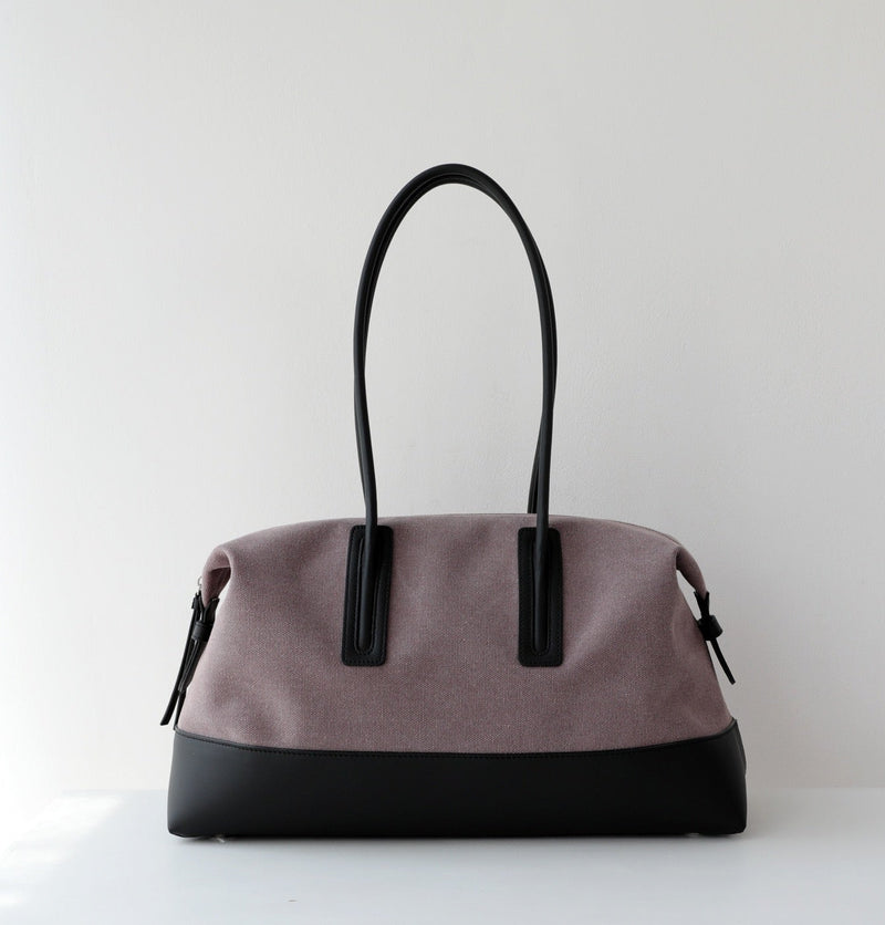 Canvas and Full-grain leather Tote |  Open Road