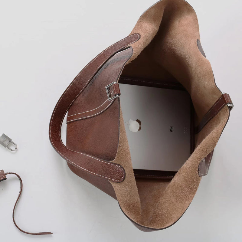 Full-Grain Leather Bucket Bag | Energy