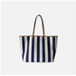 Canvas bag with cowhide leather | Ocean