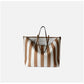 Canvas bag with cowhide leather | Ocean