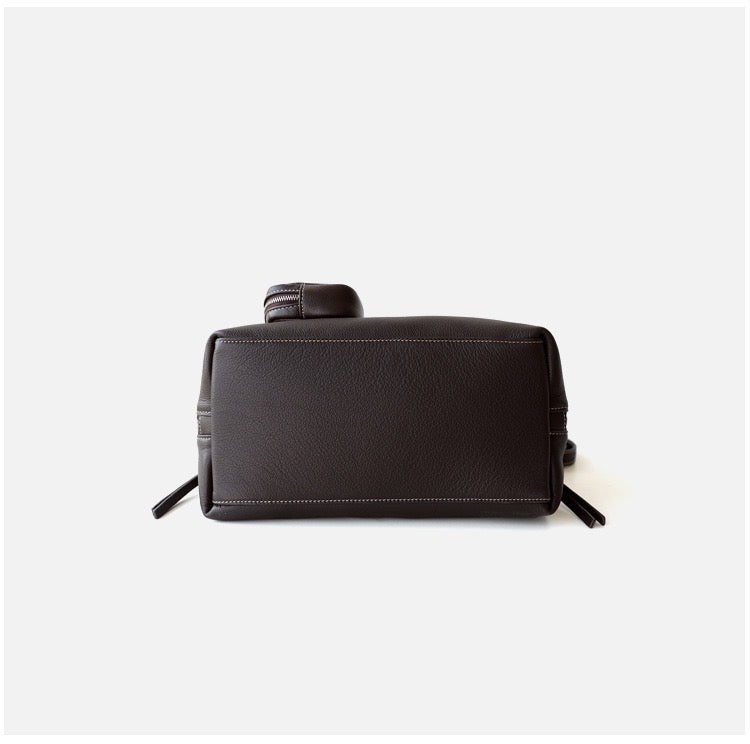 Full-Grain Leather bag | All black