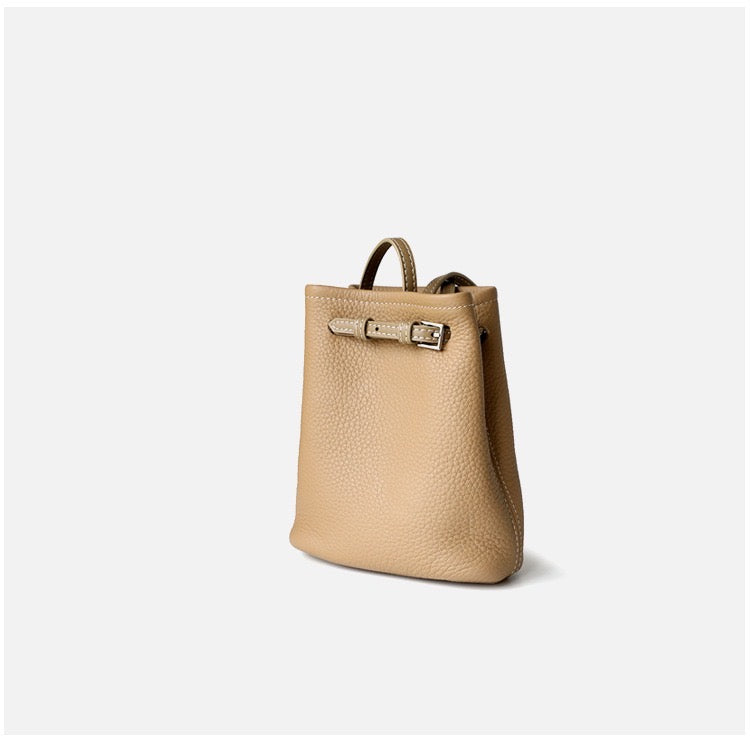 Full-Grain Leather mini bag | Mini bucket