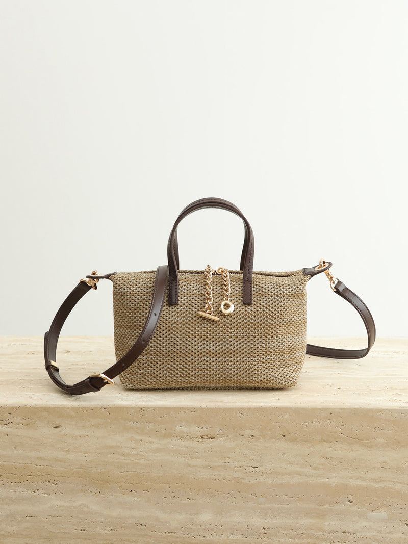Flyknit Fabric and Full-Grain Leather Mini Bag | Breeze