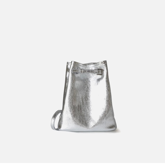 Full-Grain Leather mini bag | Mini bucket