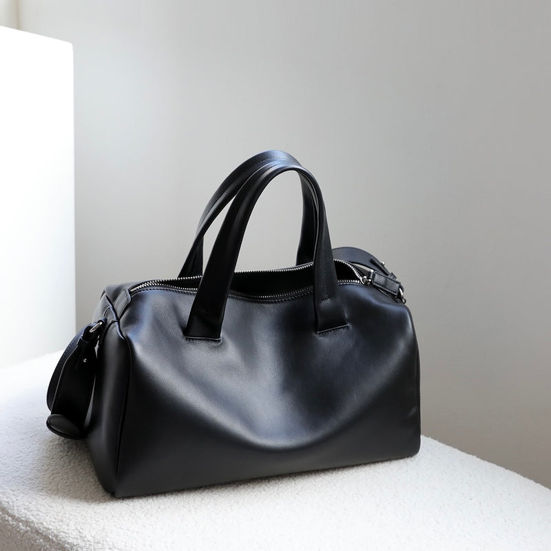 Full-Grain Leather Bag | Maison Boston
