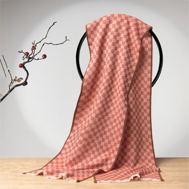 Cashmere scarf | Chessboard Queen