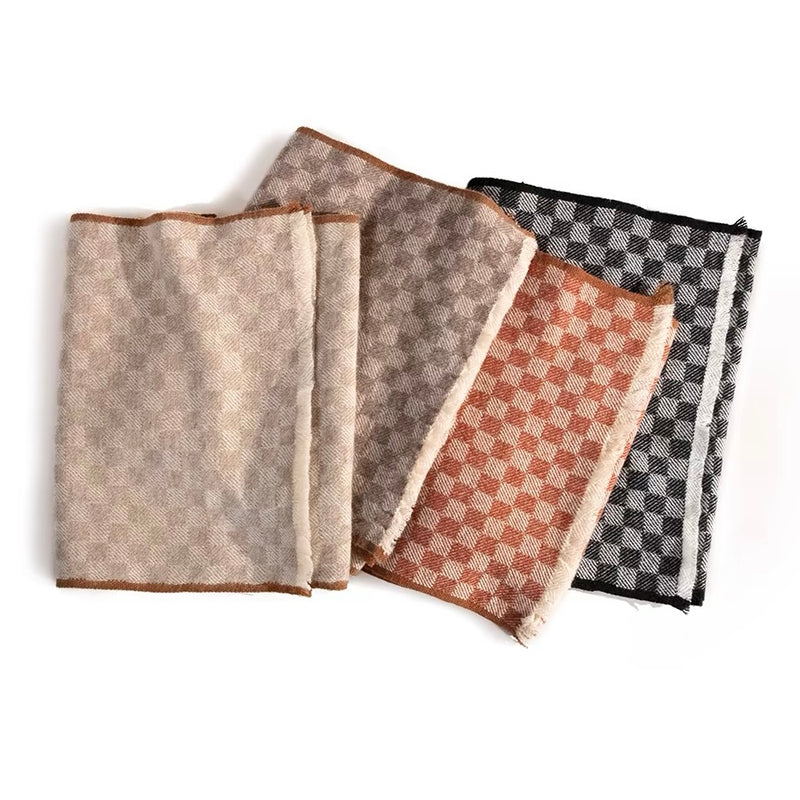 Cashmere scarf | Chessboard Queen