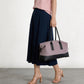 Canvas and Full-grain leather Tote |  Open Road