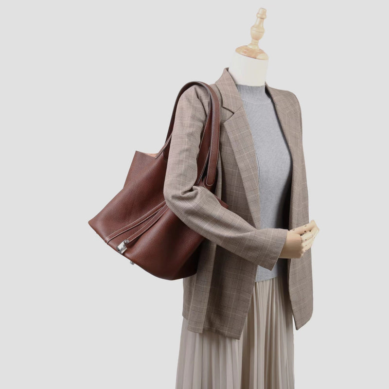 Full-Grain Leather Bucket Bag | Energy