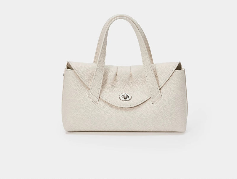 Full-Grain Leather Bag |  Togo Leather  | Crafted Carry