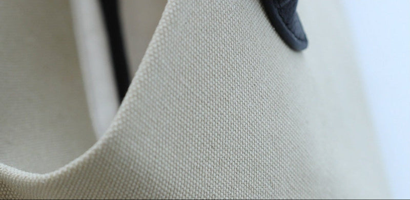 Canvas & Full-Grain Leather Tote Bag | Arlo Tote