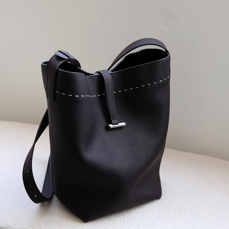 Full-Grain Leather bucket bag | Independent will
