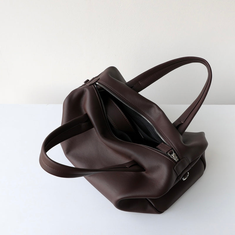 Full-Grain Leather Bag | Maison Boston