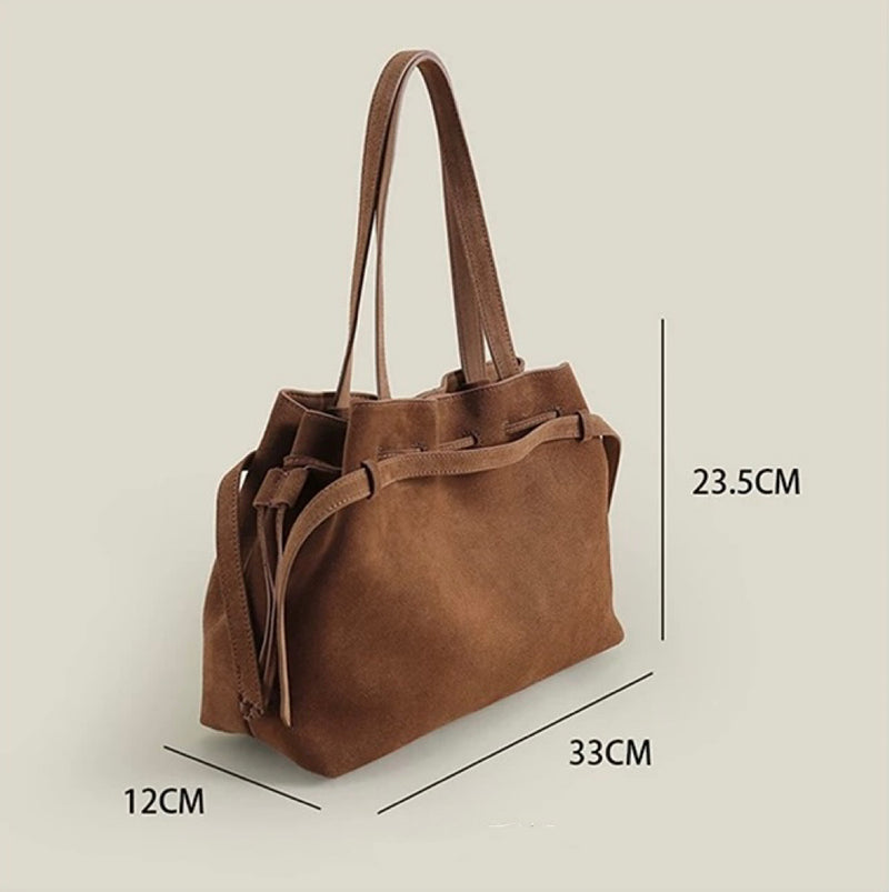 Designer Series | Full-grain leather | Terra Suede Bag