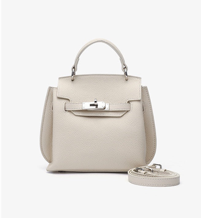 Full-Grain Leather  bag | First record-mini