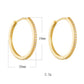 925 Sterling Silver earrings |  18K gold plated | Solar ring