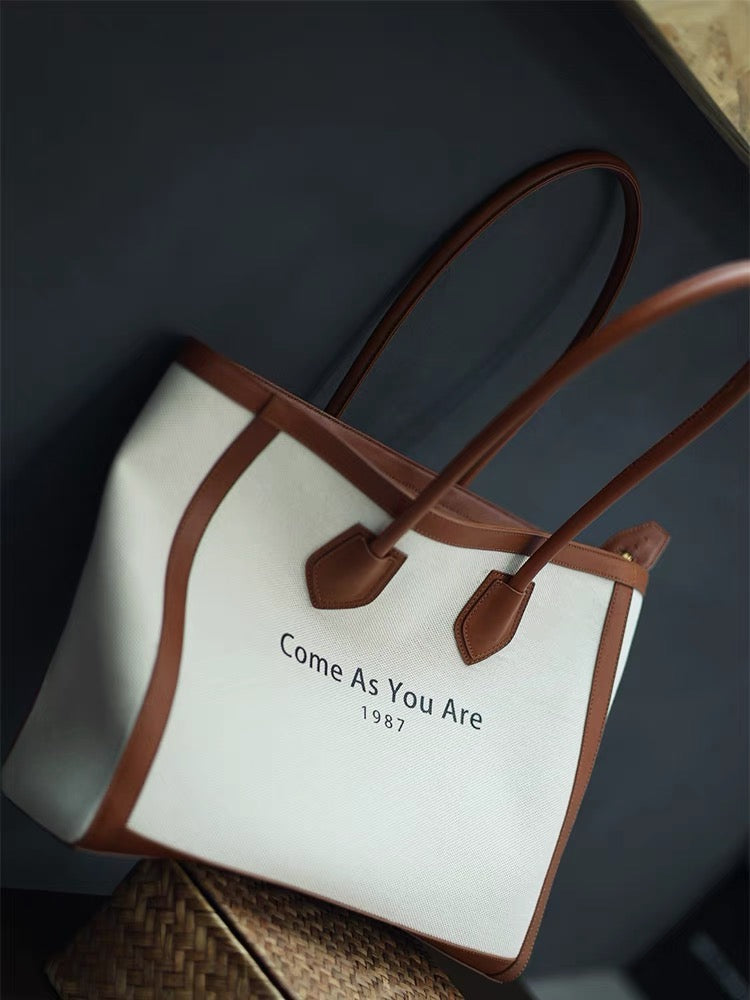 Nappa cowhide leather with Canvas Bag | Memory 1#