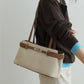 Linen Canvas and Full-Grain Leather | Dune