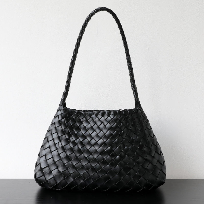 Full-grain leather bag | Woven bag | Sunlight