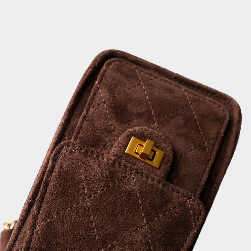 Suede Lambskin Chain Bag | Solea