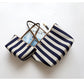 Canvas bag with cowhide leather | Ocean
