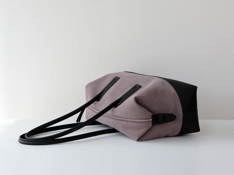 Canvas and Full-grain leather Tote |  Open Road