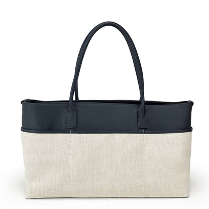 Full-Grain Leather and Canvas Bag | Maxi Carryall