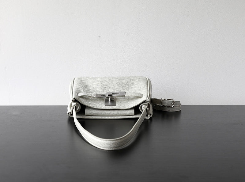 Full-grain Leather Bag | Tea