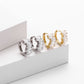 925 sterling silver earrings | 18K gold plated | Astral